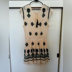 Guadalupe Design Embroidered Dress